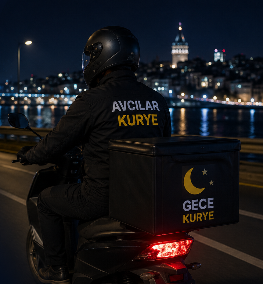 Gece kurye header